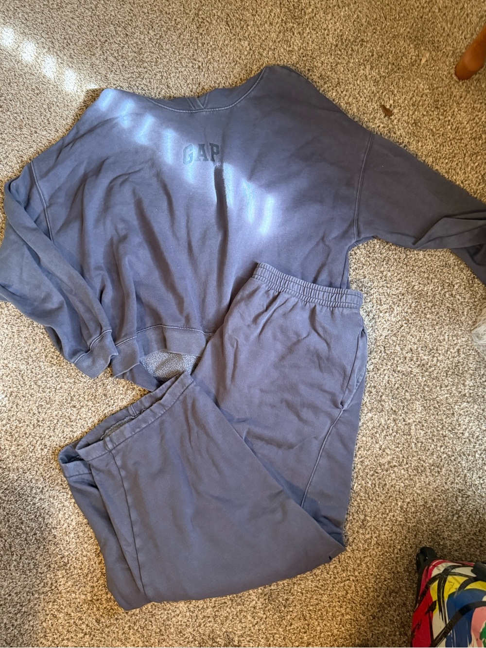 GAP Kids Navy Blue Sweatshirt & Jogger Pajama Set